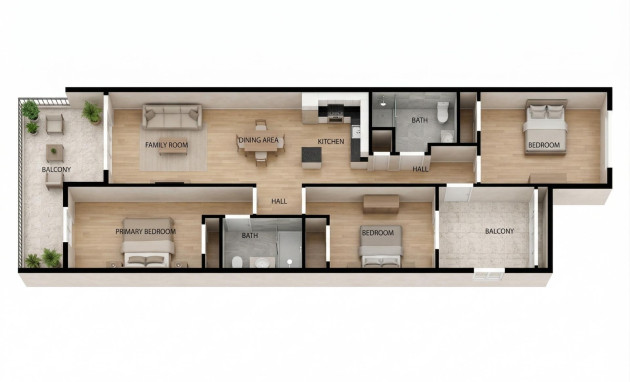 Herverkoop - Apartment - Torrevieja - Los Frutales