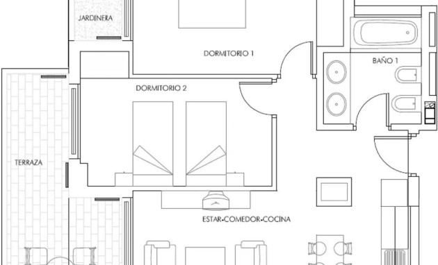 Nieuwbouw - Penthouse - Vera - Puerto del Rey
