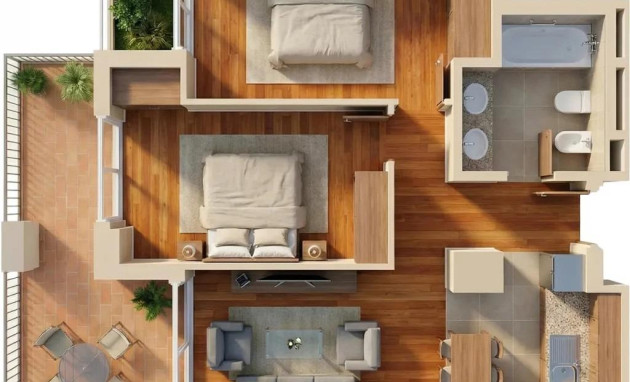 Nieuwbouw - Apartment - Vera - Puerto del Rey