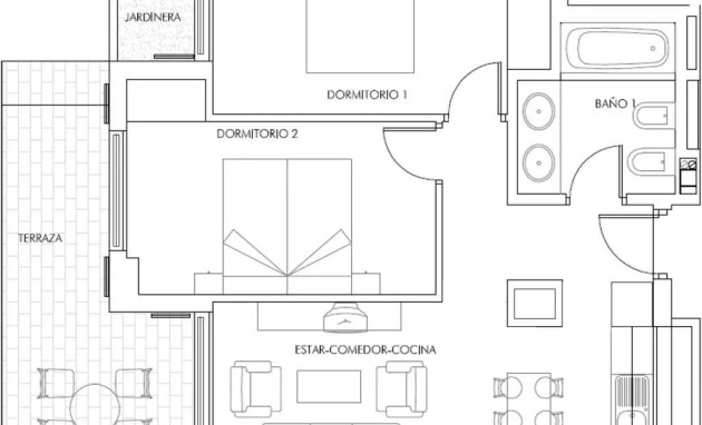 Nieuwbouw - Apartment - Vera - Puerto del Rey