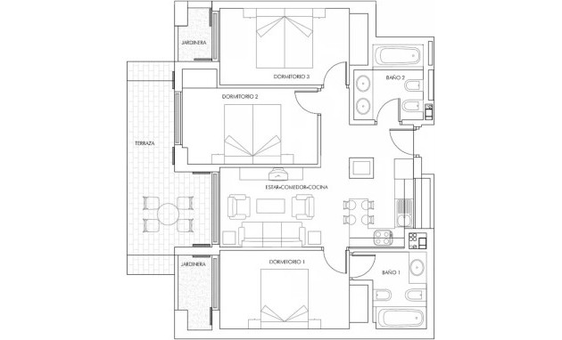 New Build - Apartment - Vera - Puerto del Rey
