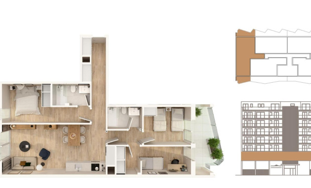 Nieuwbouw - Apartment - Moncofa - Playa de Moncofa