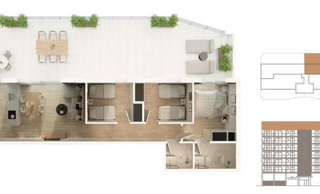 Nouvelle construction - Attique - Moncofa - Playa de Moncofa