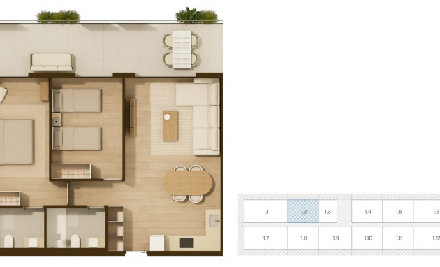 Nieuwbouw - Apartment - Moncofa - Playa de Moncofa