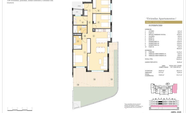 Nieuwbouw - Apartment - Finestrat - Campana Garden