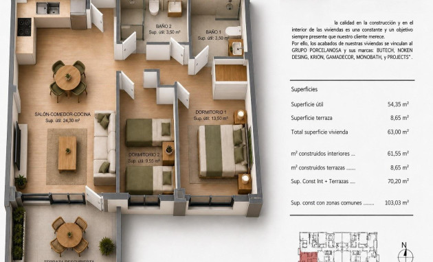 Nieuwbouw - Apartment - Villajoyosa - Cala de Finestrat