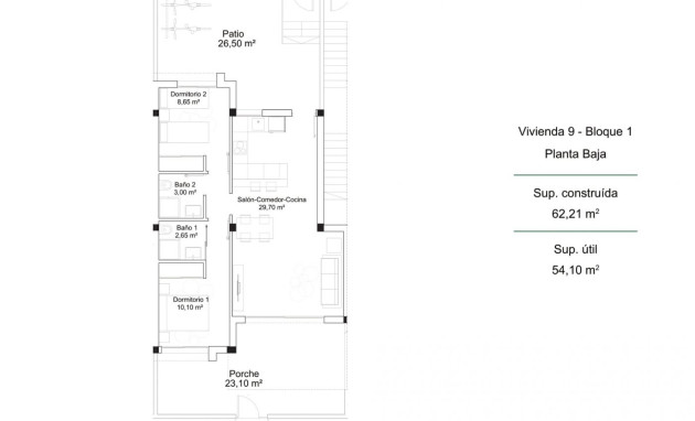 New Build - Bungalow - Groundfloor - Orihuela Costa - PAU 26