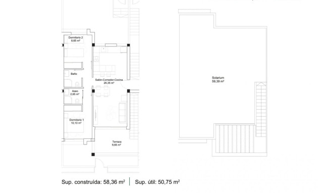 Nouvelle construction - Bungalow - Rez-de-chaussée - Orihuela Costa - PAU 26