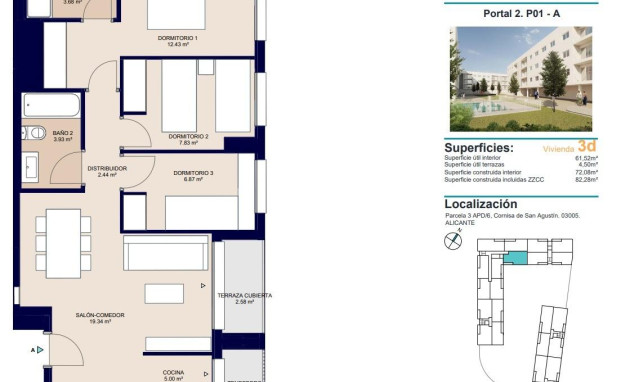 Nieuwbouw - Apartment - Alicante - San Agustín