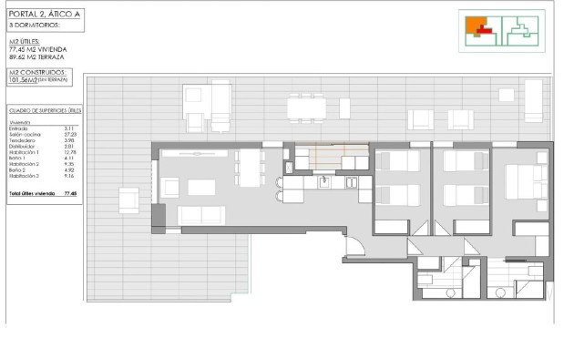 Nieuwbouw - Penthouse - Jávea Xàbia - Pueblo