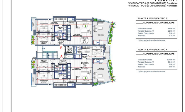 Nieuwbouw - Apartment - La Manga Club - Las Orquídeas