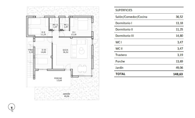 New Build - Bungalow - Groundfloor - San Miguel de Salinas - Pueblo